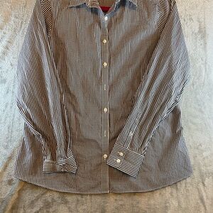 Ladies Lands' End No Iron Supima Shirt- Size 10
